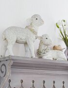 LOBERON Dekoracyjny baranek zestaw 2 szt. Pepperell