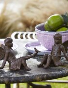 LOBERON Figurka dekoracyjna zestaw 2 szt. Papille