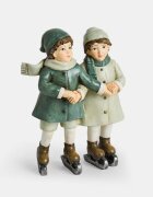 LOBERON Figurka dzieci na łyżwach Jerries