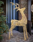 LOBERON Figurka jelenia LED Elanari