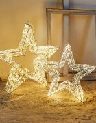 LOBERON Gwiazda z lampkami LED zestaw 2 szt. Veralisse