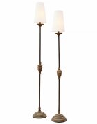 LOBERON Lampa stojąca zestaw 2 szt. Abigail