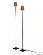 LOBERON Lampa stojąca zestaw 2 szt. Tacoma
