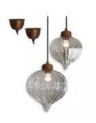 LOBERON Lampa wisząca zestaw 2 szt. Baisse