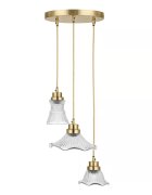 LOBERON Lampa wisząca zestaw 3 szt. Lunaras