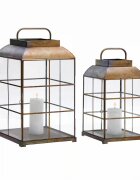 LOBERON Lampion zestaw 2 szt. Flavin