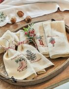 LOBERON Serwetka zestaw 4 szt. Merry & Bright