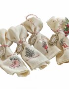 LOBERON Serwetka zestaw 4 szt. Merry & Bright