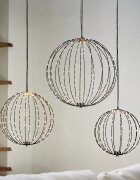 LOBERON Zestaw 3 kul LED Brilliante