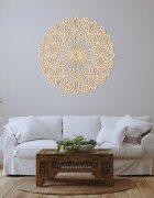 Sentop Drewniana dekoracja ścienna mandala | PETALUM
