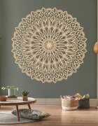 Sentop Drewniana mandala na ścianę – idealny obraz harmonii w przestrzeni | HELGA