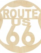 Sentop Drewniany obraz ścienny U.S. ROUTE 66