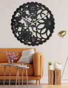 Sentop Drewniany zegar ścienny Butterfly Meadow - FORSED