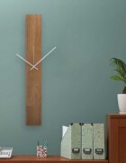 Sentop Drewniany zegar ścienny z dębu nowoczesny design - TKOI