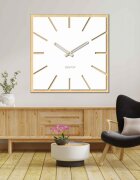 Sentop Drewniany zegar ścienny z płyty HDF KLON - do 50 x 50 cm | HDFK022