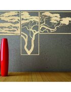 Sentop Malowidło ścienne z trzech części bonsai I