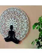 Sentop Mandala obraz 3D na ścianie kolorowej mandali Buddy