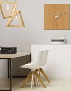 Sentop Minimalistyczny kwadratowy zegar ścienny bez cyfr | HOPA