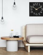 Sentop Nowoczesny drewniany zegar ścienny o minimalistycznym designie | NORK
