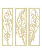 Sentop Nowoczesny obraz trzyczęściowy liście bananowca - MUSACEAE