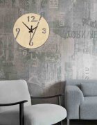 Sentop Nowoczesny zegar ścienny ARON PR0354 również w kolorze czarnym
