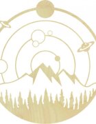 Sentop Oryginalny obraz ścienny przedstawiający planetę w kosmosie - SILENY