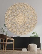 Sentop Rzeźbiona drewniana mandala na ścianę kwiat czasu - ORIN