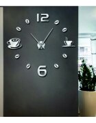 Sentop Samoprzylepny zegar ścienny | KAFFE
