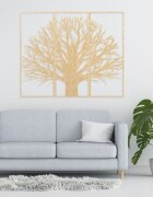 Sentop Trzyczęściowy stylizowany obraz drzewa - Naturalne inspiracje - KANANA