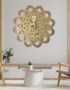 Sentop Wielowarstwowy obraz na drewnie | Budda w mandali