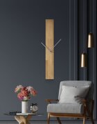 Sentop Zegar ścienny z litego drewna – nowoczesny minimalistyczny design – OSMAN