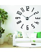 Stylesa Luksusowy zegar ścienny - Duże cyfry