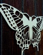 Stylesa XL 750 X 459 mm. Nocny motyl wyrzeźbiony ze sklejki drewnianej LEOPARTID