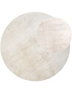 teppich.pl Dywan Calissa krem 80 cm okrągły