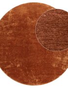 teppich.pl Dywan Calissa miedź 200 cm okrągłe