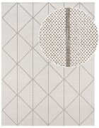 teppich.pl Dywan wewnętrzny i zewnętrzny Moderna biały 60x100 cm