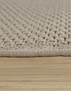 teppich.pl Dywan wewnętrzny i zewnętrzny Timba beżowy 160 cm okrągły