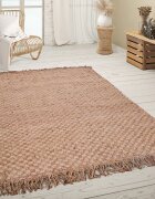 teppich.pl Dywan z juty Sakira beżowy 200x290 cm
