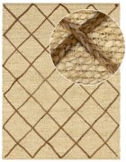 teppich.pl Dywan z juty Sakira krem 300x400 cm