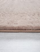 teppich.pl Dywanik futrzany Fluffy beżowy 60x90 cm
