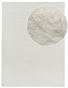 teppich.pl Dywanik futrzany Fluffy krem 160x230 cm