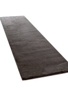 teppich.pl Dywanik futrzany Fluffy węgiel drzewny 80x300 cm