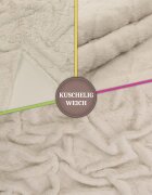 teppich.pl Kocyk Arnia krem 150x200 cm