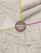 teppich.pl Kocyk Arnia krem 200x240 cm