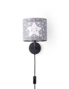 teppich.pl Lampa ścienna Elio ciemnoszary