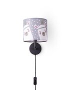teppich.pl Lampa ścienna Elio ciemnoszary