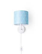 teppich.pl Lampa ścienna Elio jasnoniebieski