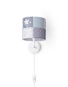 teppich.pl Lampa ścienna Elio jasnoniebieski