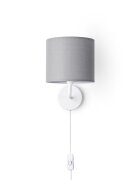 teppich.pl Lampa ścienna Elio jasnoszary