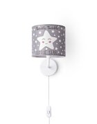 teppich.pl Lampa ścienna Elio jasnoszary